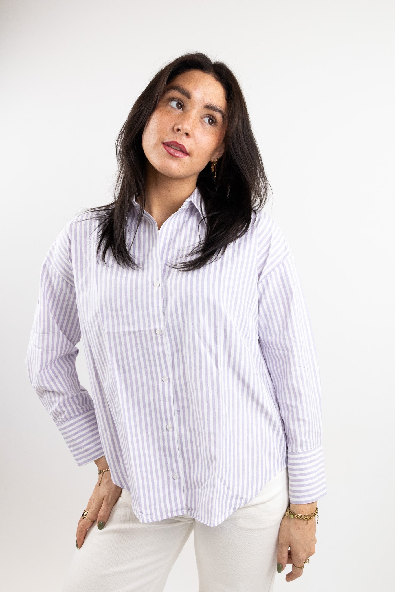 Chloe striped blouse