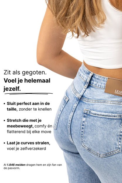 Leah mid waist jeans tall - stretch