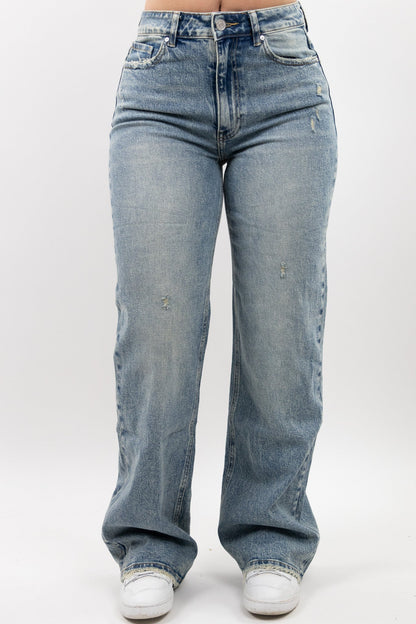 Leya wide leg jeans - stretch