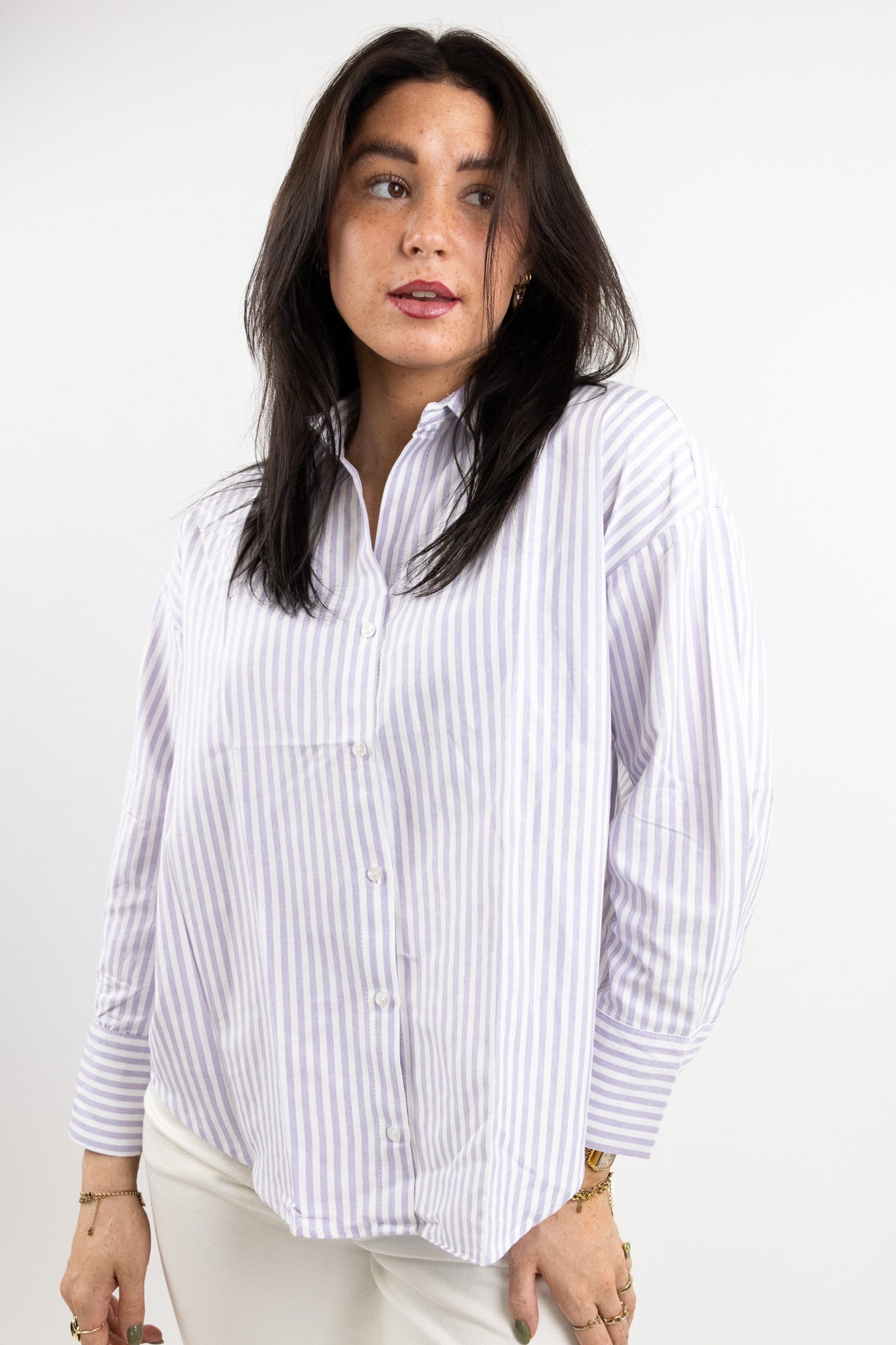Chloe striped blouse