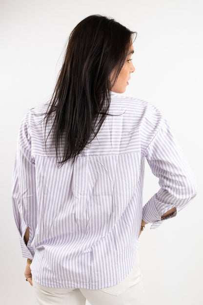 Chloe striped blouse