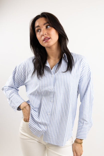 Chloe striped blouse