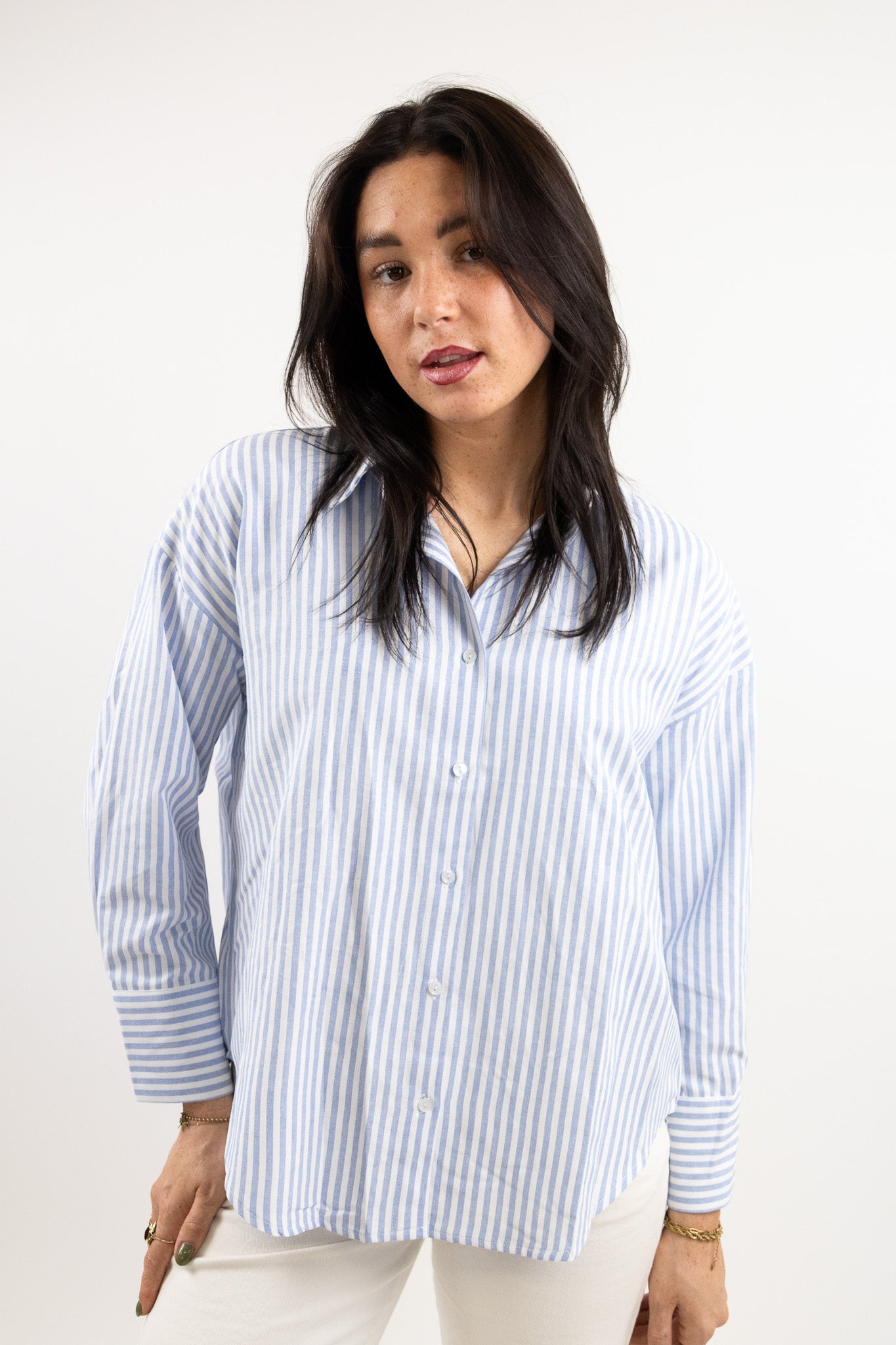 Chloe striped blouse