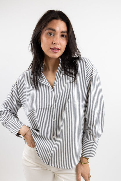 Chloe striped blouse
