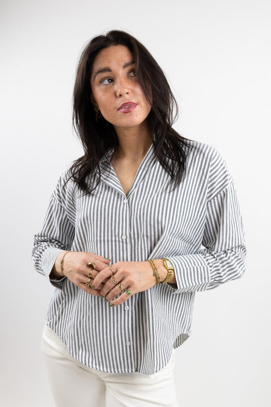 Chloe striped blouse