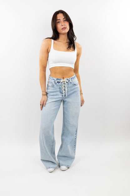 Rope loose fit jeans - Tall
