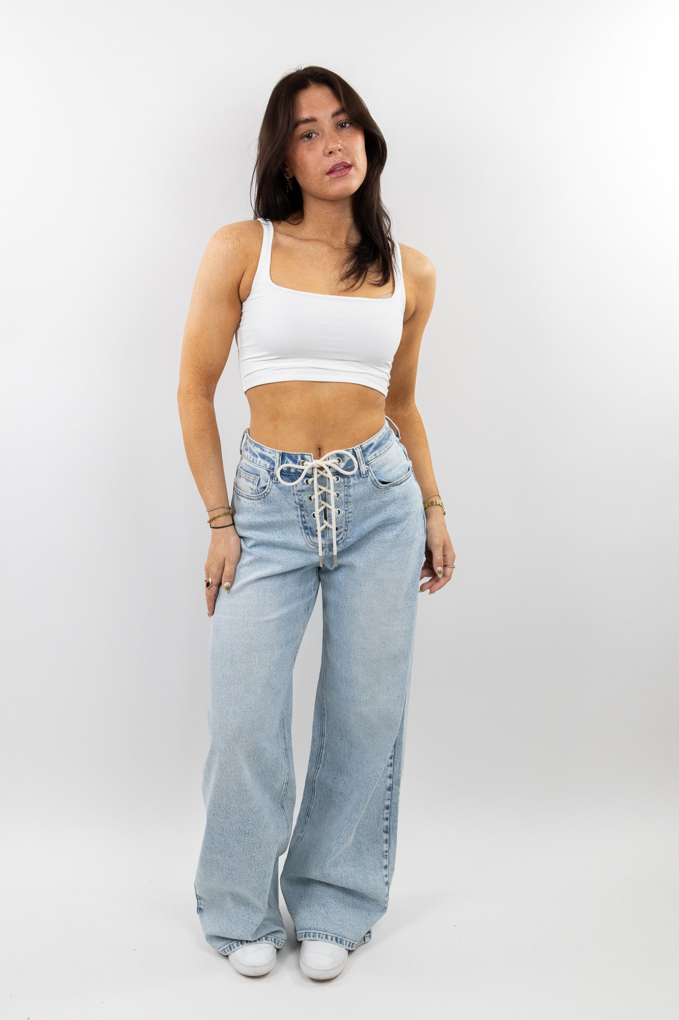 Rope loose fit jeans - Tall