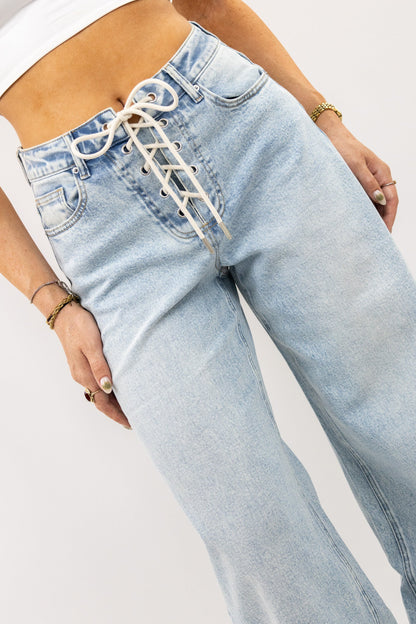 Rope loose fit jeans - Tall