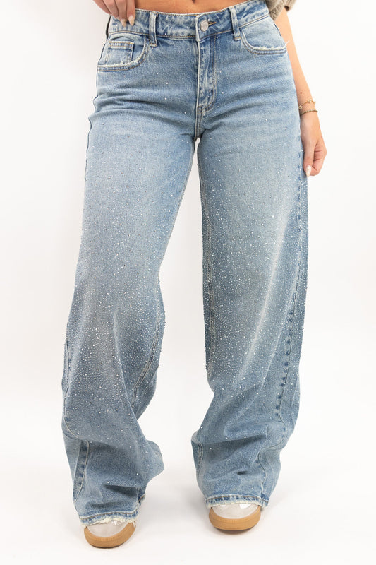 The Glitter Baggy Jeans - Tall
