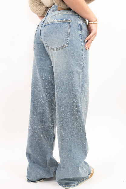 The Glitter Baggy Jeans - Tall