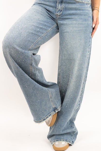 The Glitter Baggy Jeans - Tall