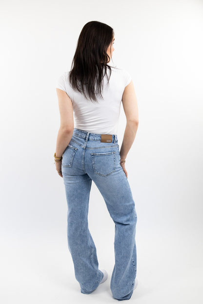Leah mid waist jeans tall - stretch
