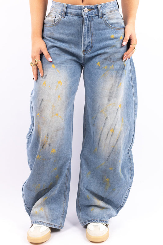 Painted Balloon Jeans
