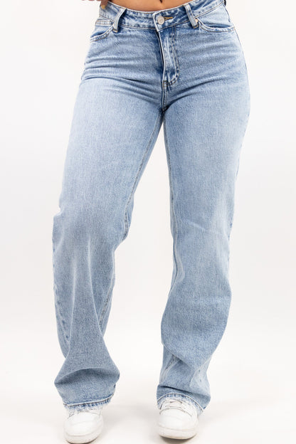 Lumi mid waist jeans - stretch