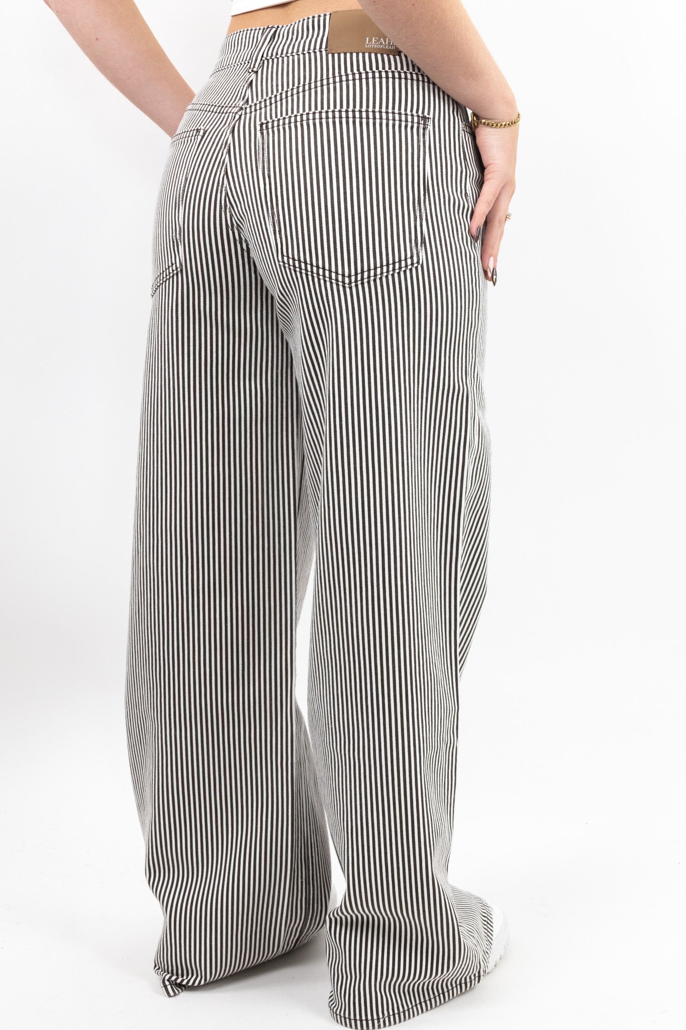 Striped Baggy Jeans