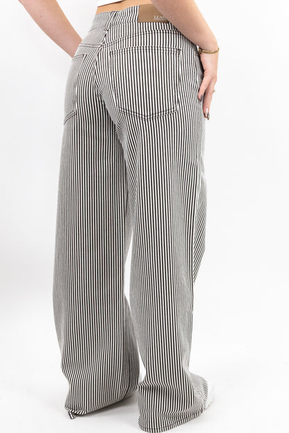 Striped Baggy Jeans