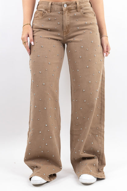 Studded Baggy Jeans - Tall