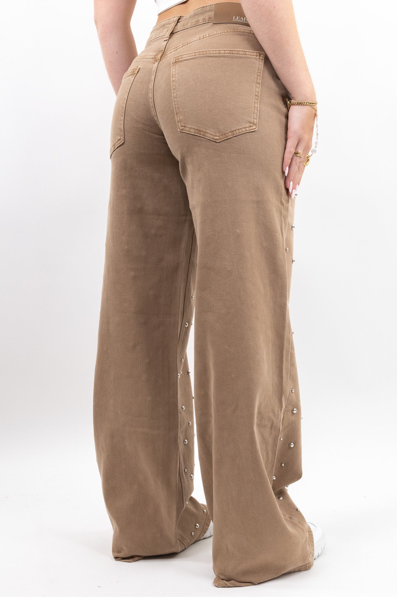 Studded Baggy Jeans - Tall