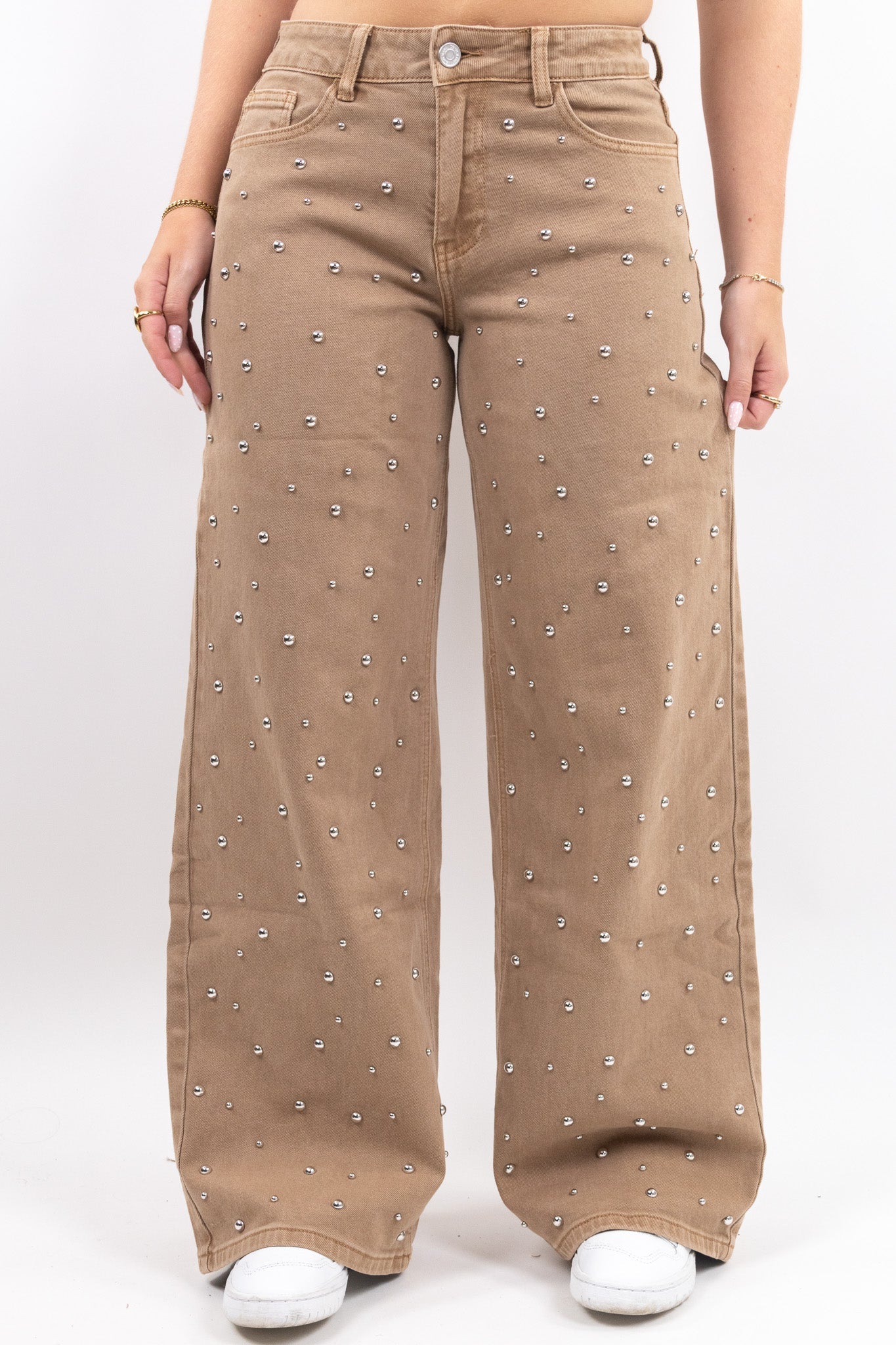 Studded Baggy Jeans