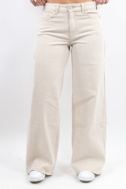 Striped Baggy Jeans