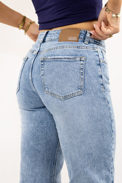 Leah mid waist jeans tall - stretch