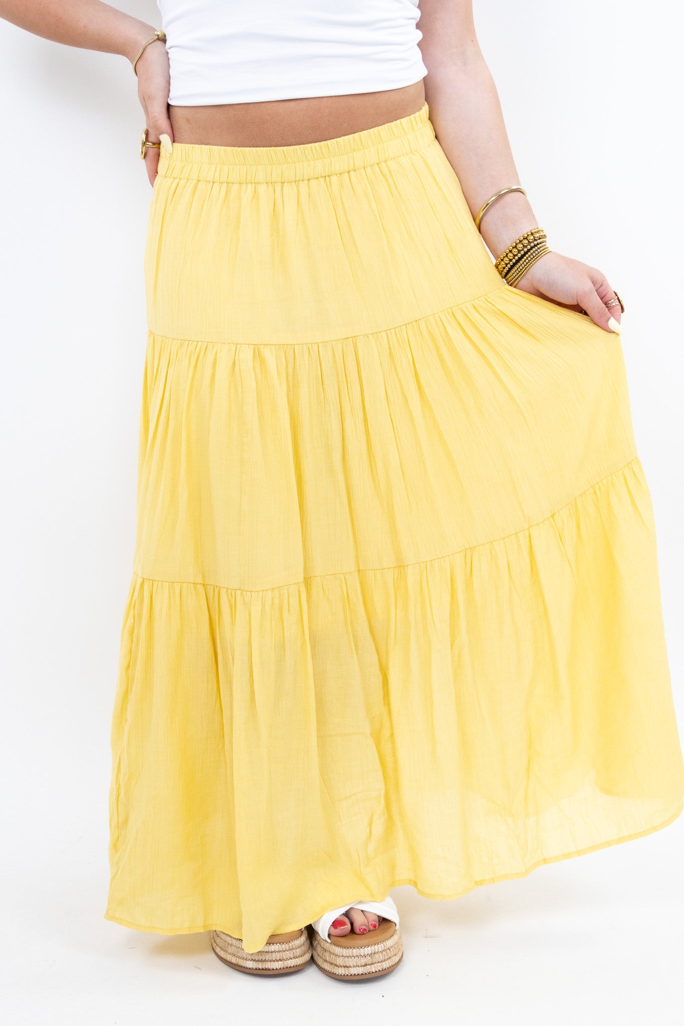 Soleil maxi skirt