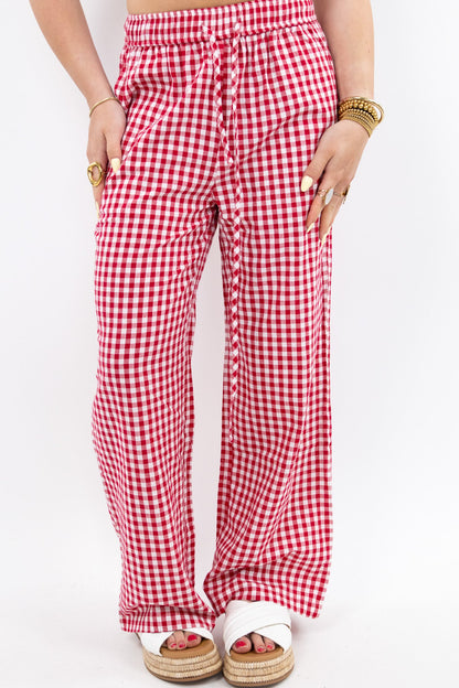 Gingham pants