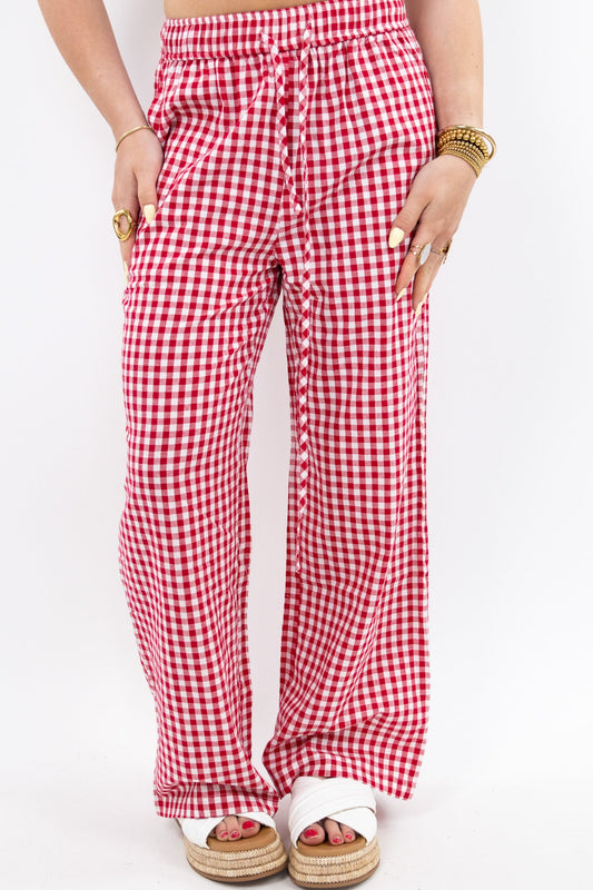 Gingham pants