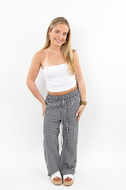 Gingham pants