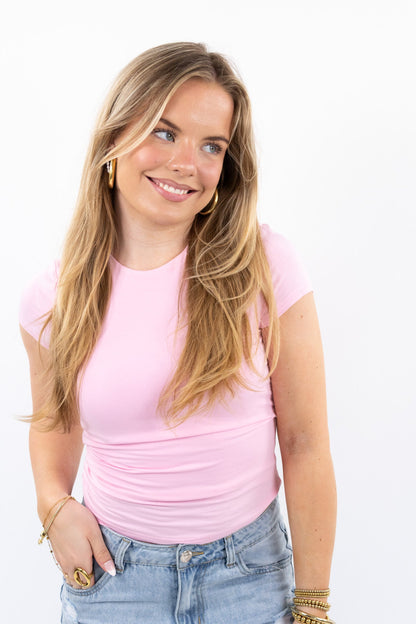 Leah base top short sleeve