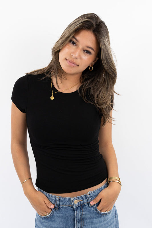 Leah base top short sleeve