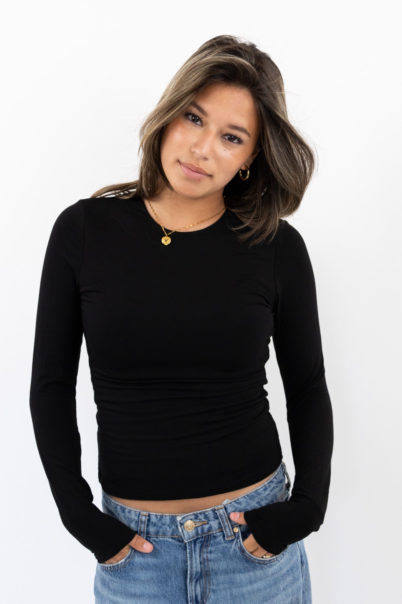 Leah base top long sleeve