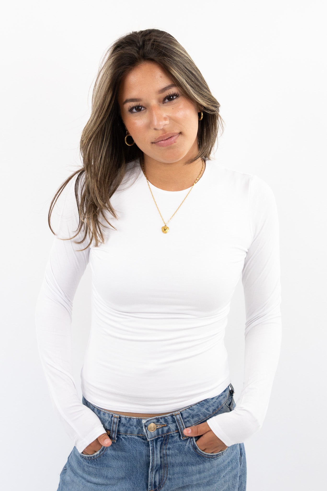 Leah base top long sleeve