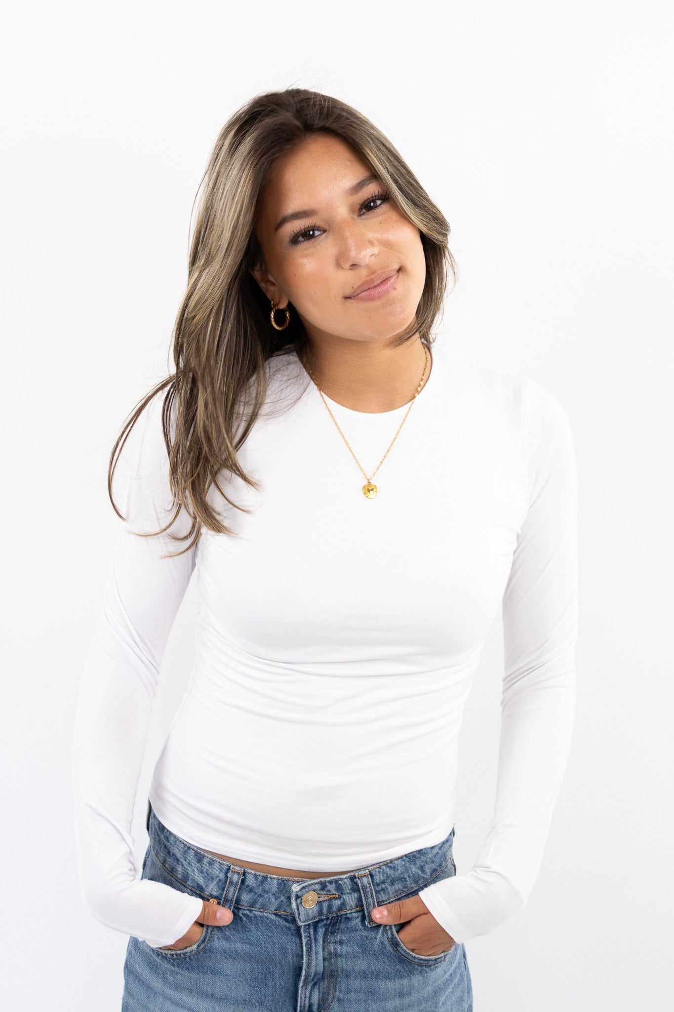 Leah base top long sleeve