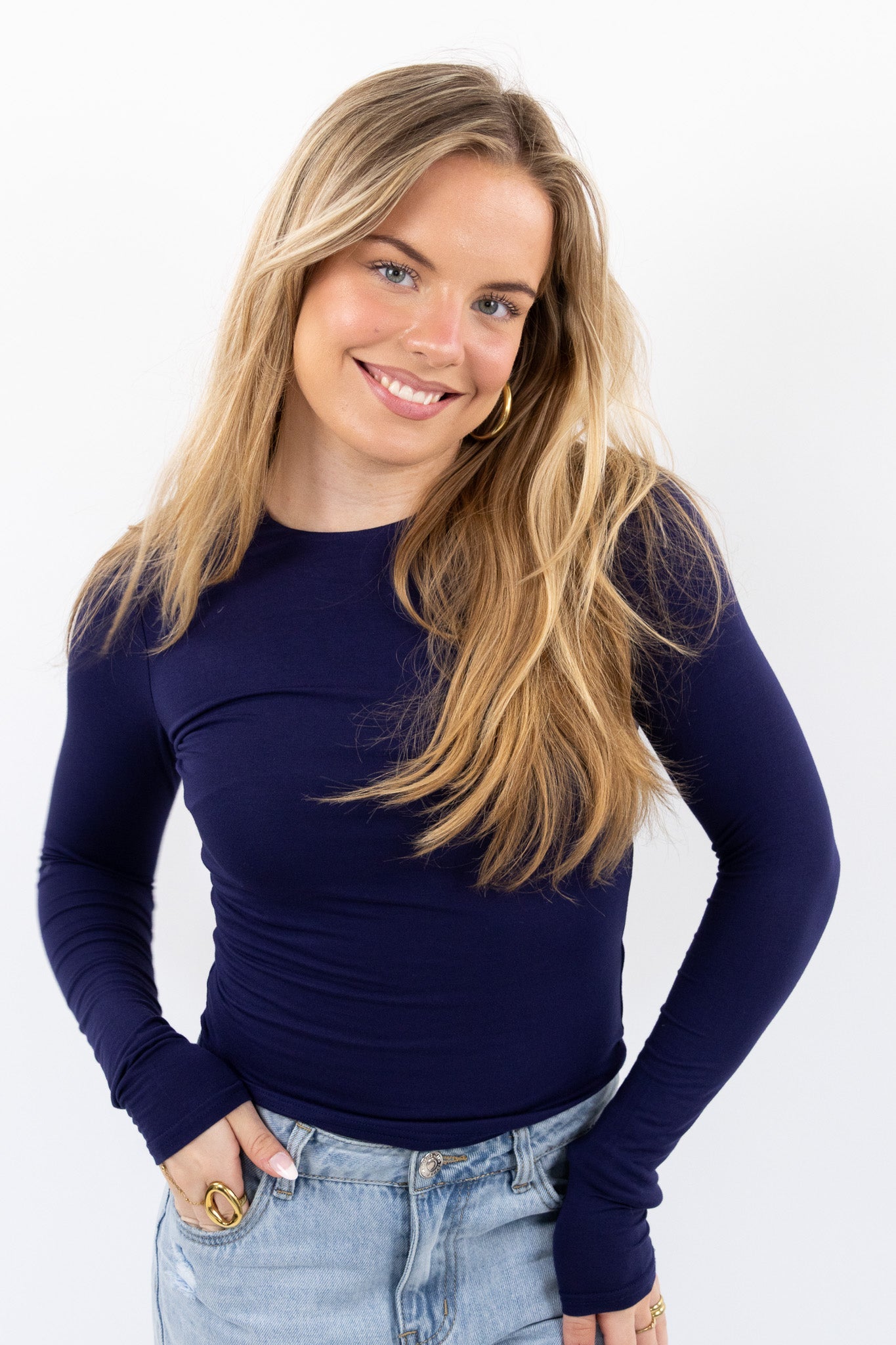 Leah base top long sleeve