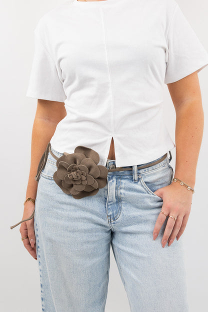 Leather Flower Accessory