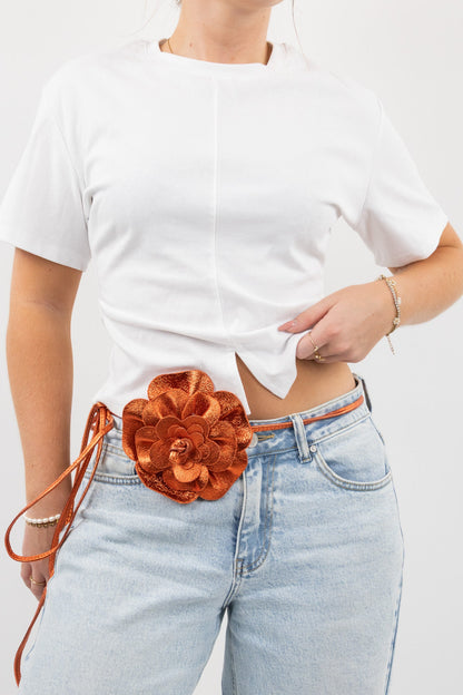 Leather Flower Accessory
