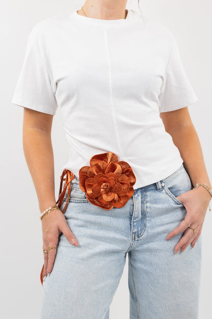 Leather Flower Accessory