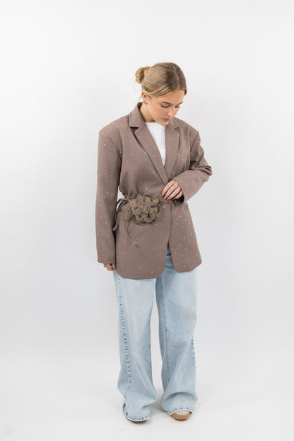 Leather Flower Accessory